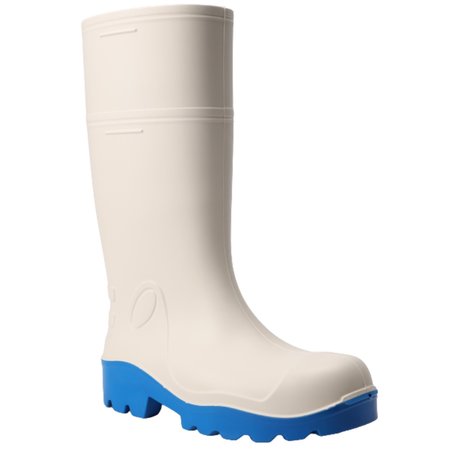 Polyurethane Puresafe Steel Toe Boots, White/Blue, 13 PR -  RDI FOOTWEAR, FW 5266